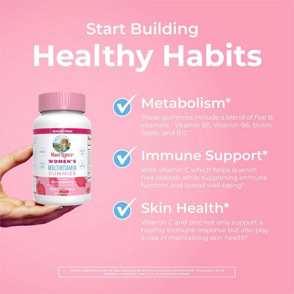MaryRuth's Women's Multivitamin Gummies Strawberry #4