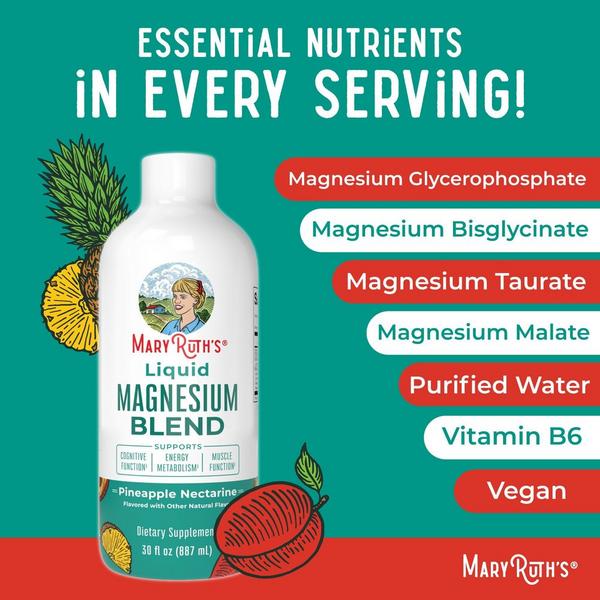 MaryRuth's Magnesium Liquid Pineapple Nectarine #4