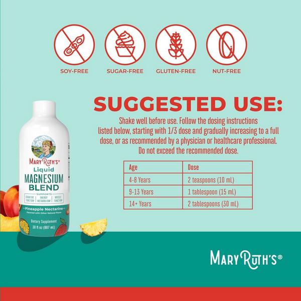 MaryRuth's Magnesium Liquid Pineapple Nectarine #5