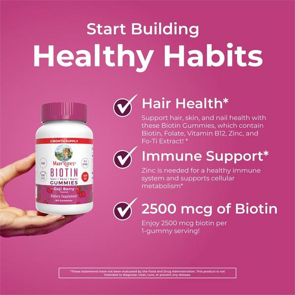 MaryRuth's Biotin Gummies Goji Berry #4