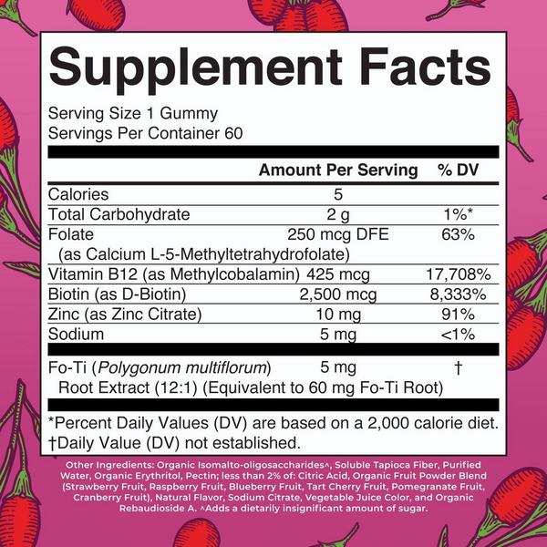 MaryRuth's Biotin Gummies Goji Berry #7