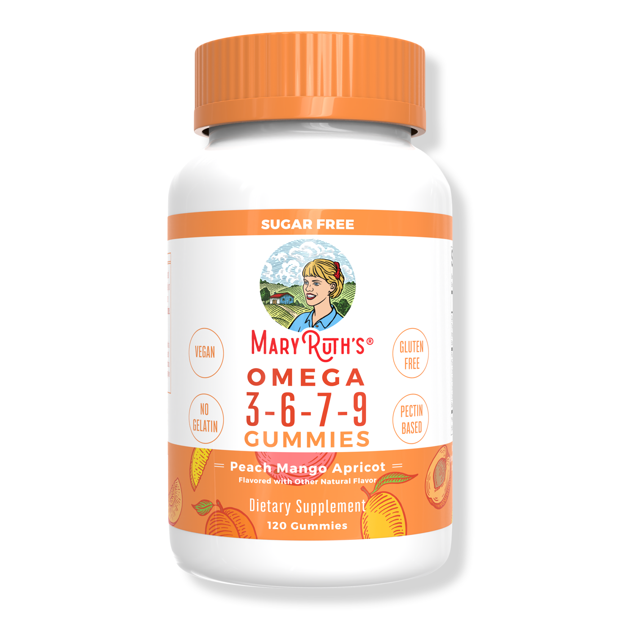 MaryRuth's Omega 3-6-7-9 Gummies Peach Mango Apricot #1