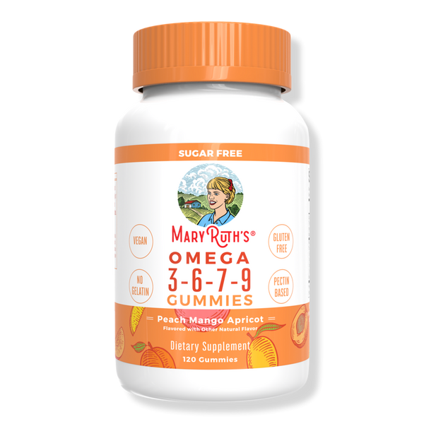 MaryRuth's Omega 3-6-7-9 Gummies Peach Mango Apricot #1