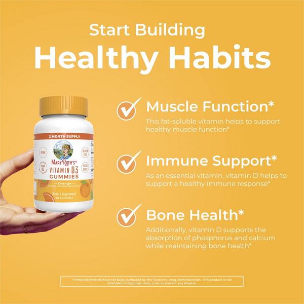MaryRuth's Vitamin D3 Gummies Orange #2