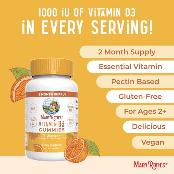 MaryRuth's Vitamin D3 Gummies Orange #4