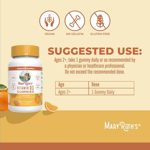 MaryRuth's Vitamin D3 Gummies Orange #5
