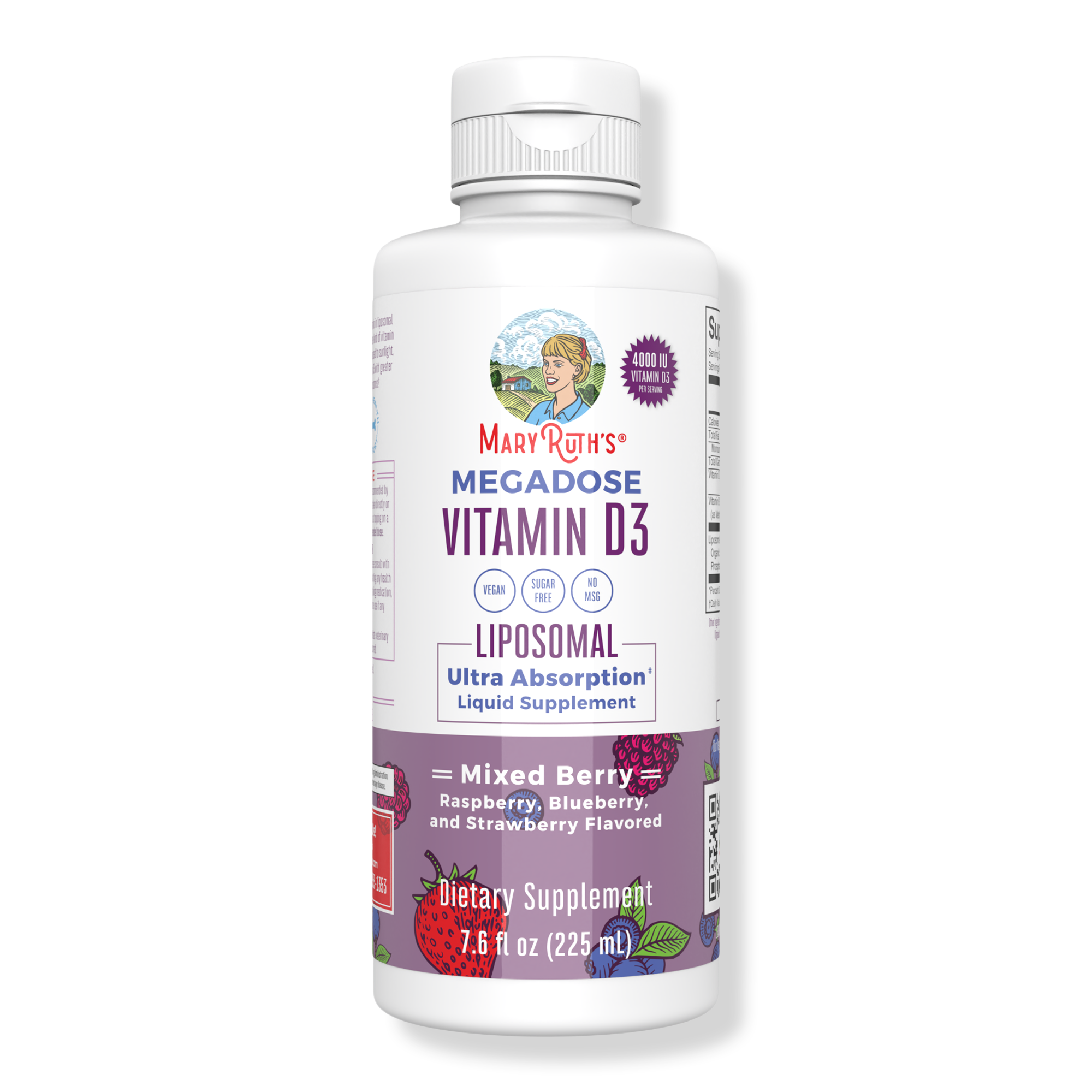 MaryRuth's Megadose Vitamin D3 Liposomal Mixed Berry #1