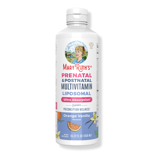 MaryRuth's Prenatal & Postnatal Multivitamin Liposomal Orange Vanilla #1
