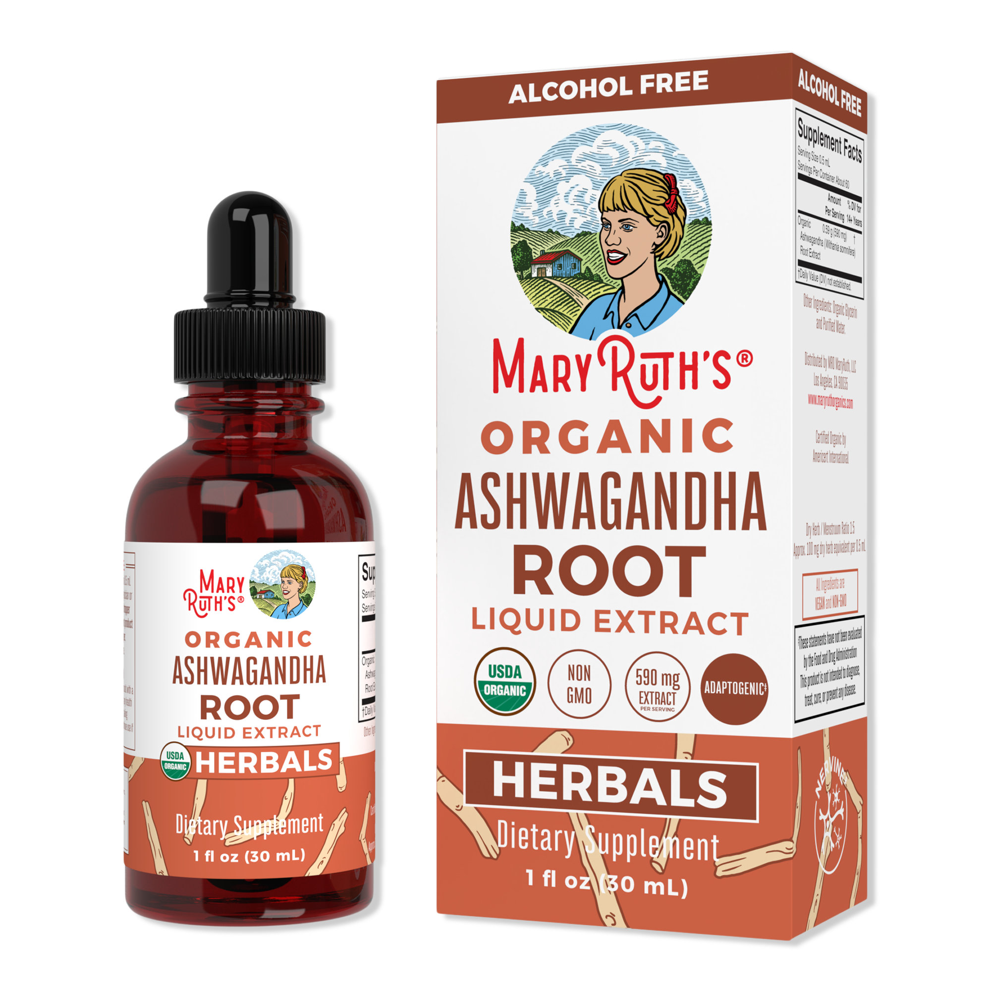 MaryRuth's Organic Ashwagandha Root Liquid Extract #1