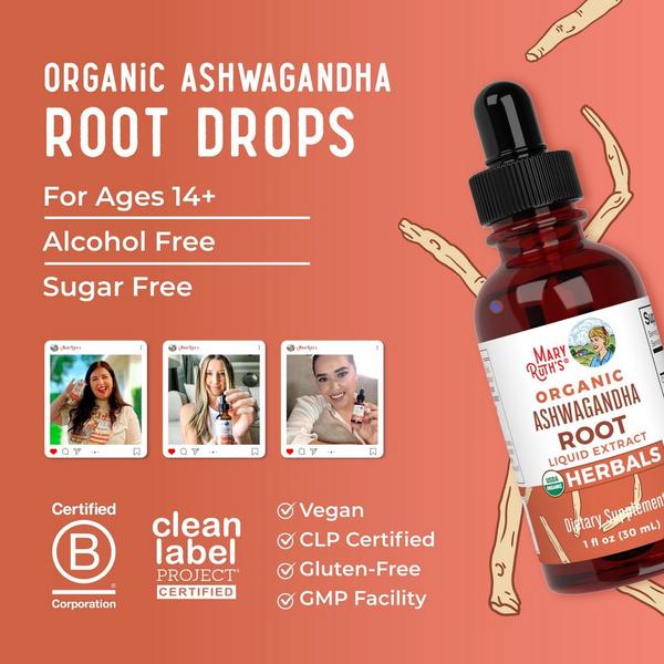 MaryRuth's Organic Ashwagandha Root Liquid Extract #2