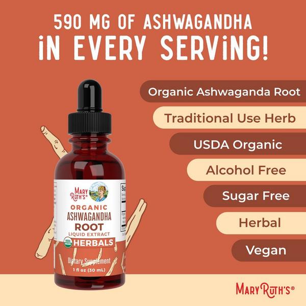 MaryRuth's Organic Ashwagandha Root Liquid Extract #3