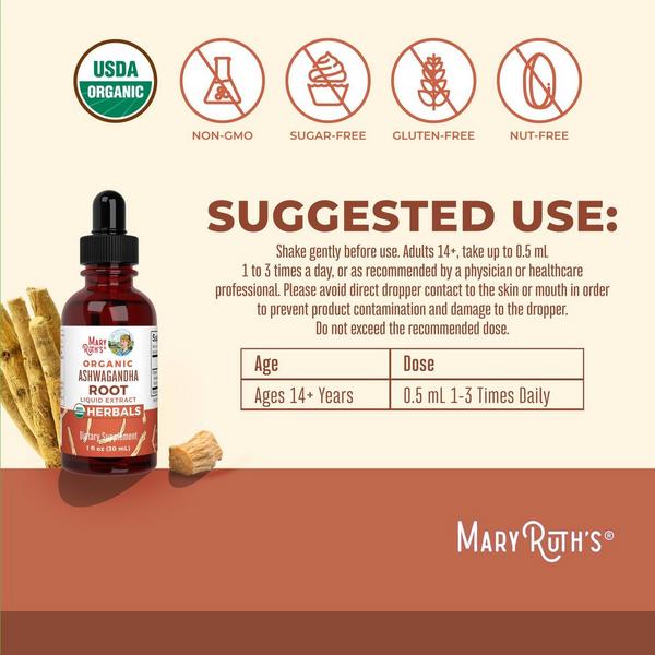 MaryRuth's Organic Ashwagandha Root Liquid Extract #6