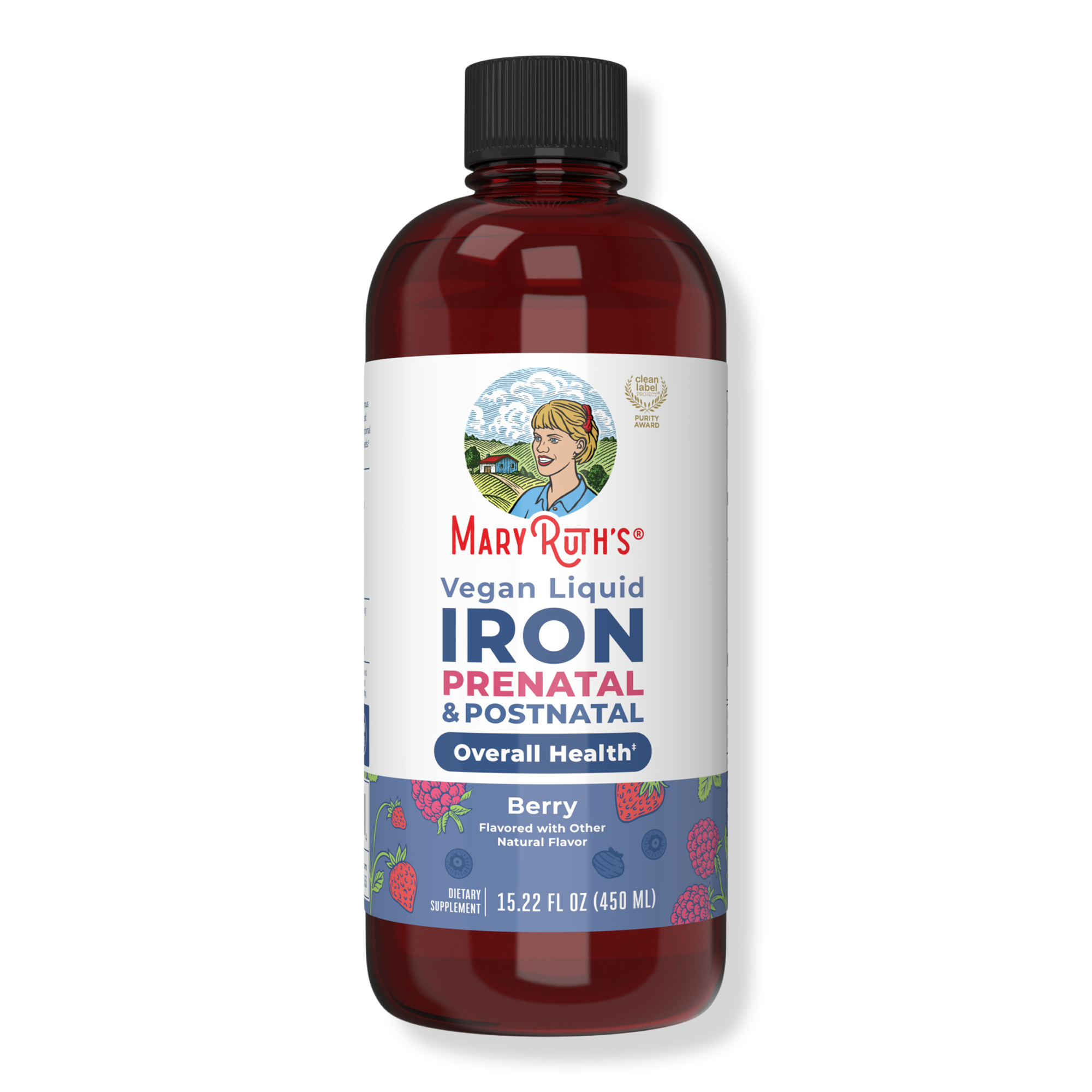 MaryRuth's Vegan Liquid Iron Prenatal & Postnatal Berry #1