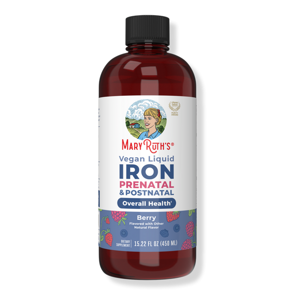 MaryRuth's Vegan Liquid Iron Prenatal & Postnatal Berry #1