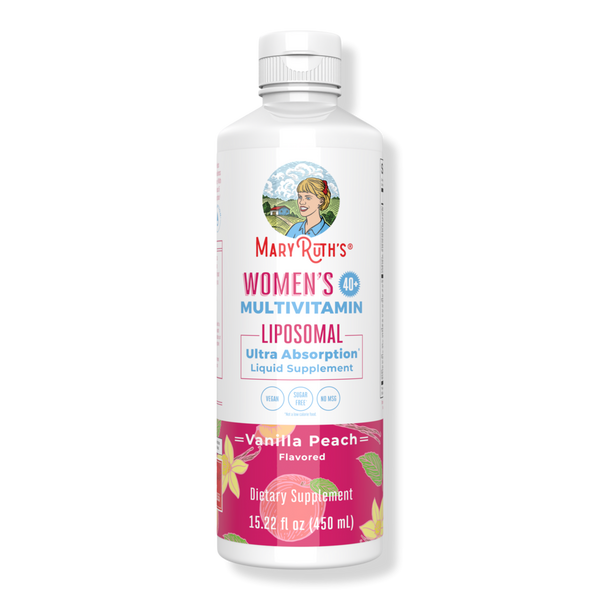MaryRuth's Women's 40+ Multivitamin Liposomal Vanilla Peach #1