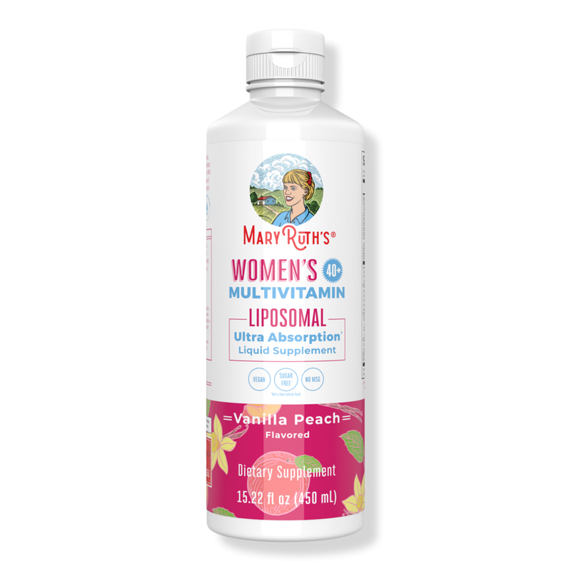maryruth's liposomal glutathione for children Women's 40+ Multivitamin Vanilla Peach أفضل سيروم للبشرة المختلطة