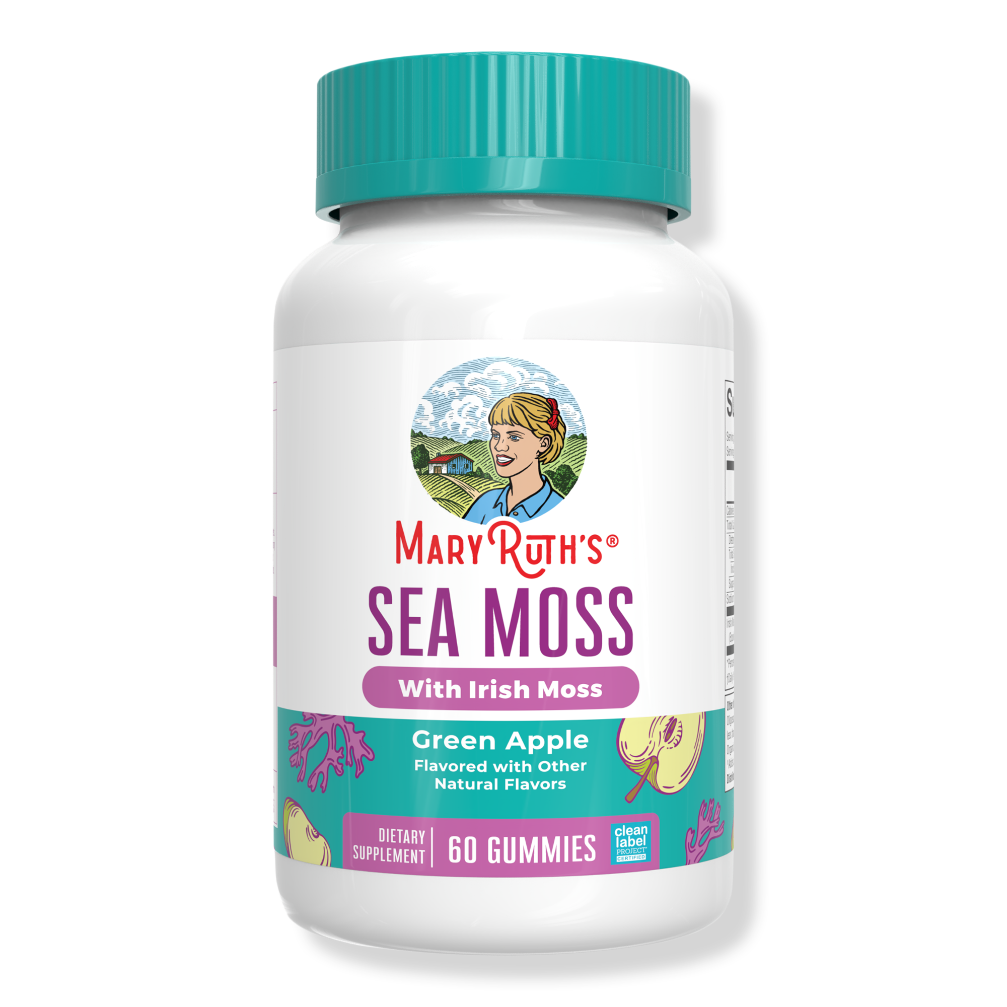 MaryRuth's Sea Moss Gummies Green Apple #1