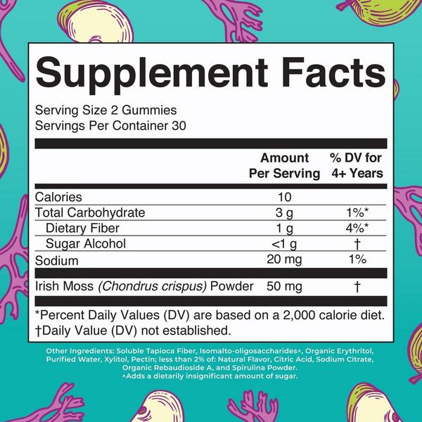 MaryRuth's Sea Moss Gummies Green Apple #7