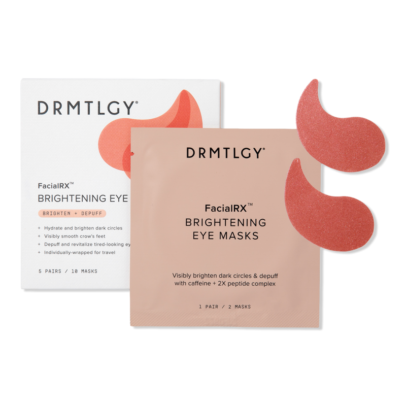 DRMTLGY - 5 pr FacialRX Brightening Eye Masks with Peptides and