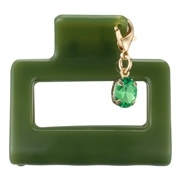 Conair Accessories Olive Claw Clip Set with Pearl & Stone Charms #3
