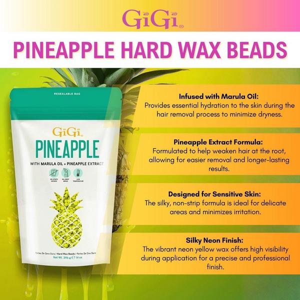 Gigi Pineapple with Marula Oil Hard Wax Beads #2