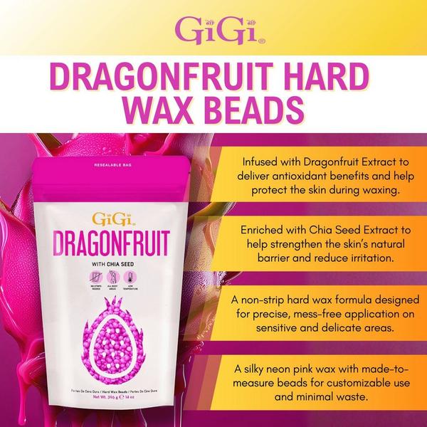 Gigi Dragonfruit with Chia Seed Hard Wax Beads #2