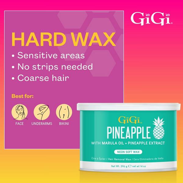 Gigi Pineapple with Marula Oil + Pineapple Extract Neon Soft Wax #2