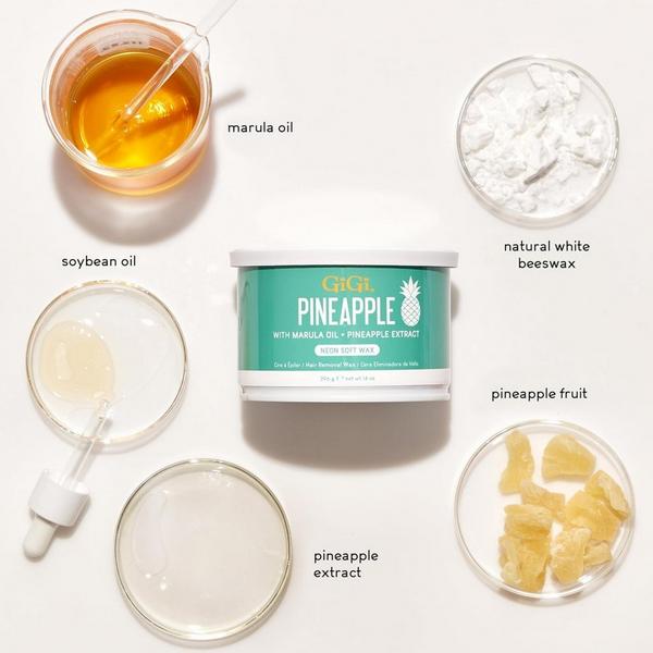 Gigi Pineapple with Marula Oil + Pineapple Extract Neon Soft Wax #7