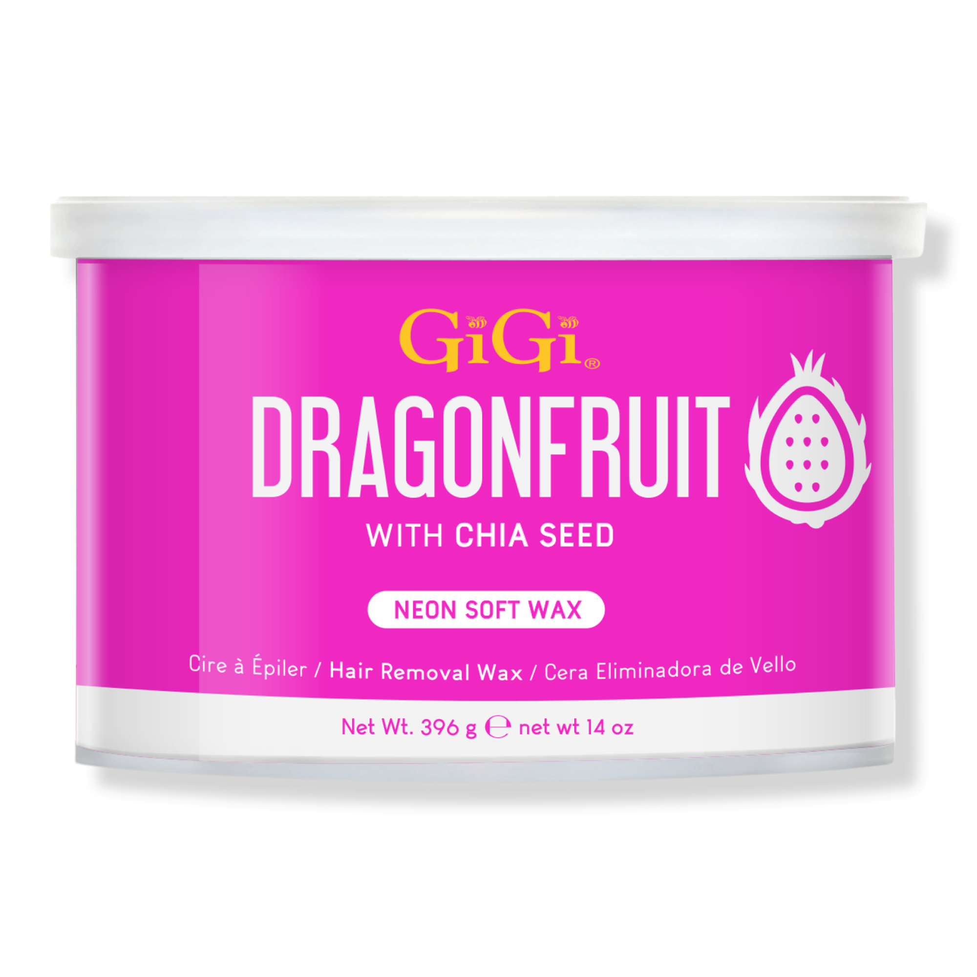 Gigi Dragonfruit with Chia Seed Neon Soft Wax #1