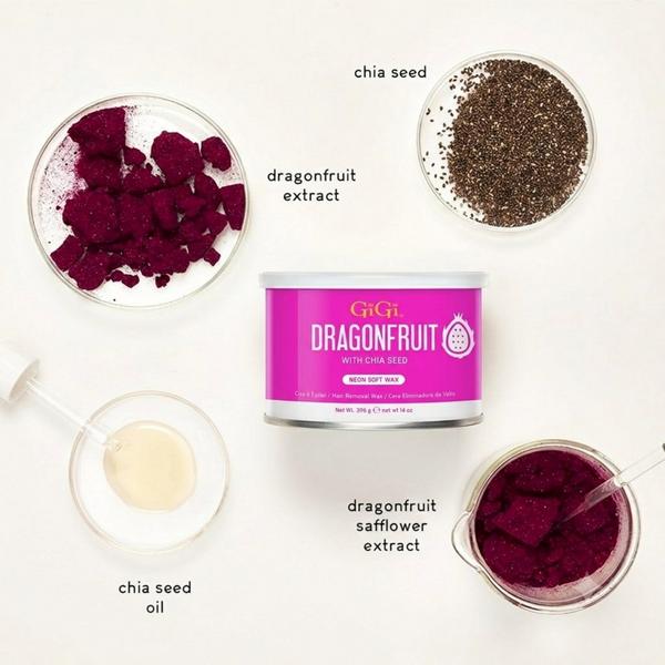 Gigi Dragonfruit with Chia Seed Neon Soft Wax #8