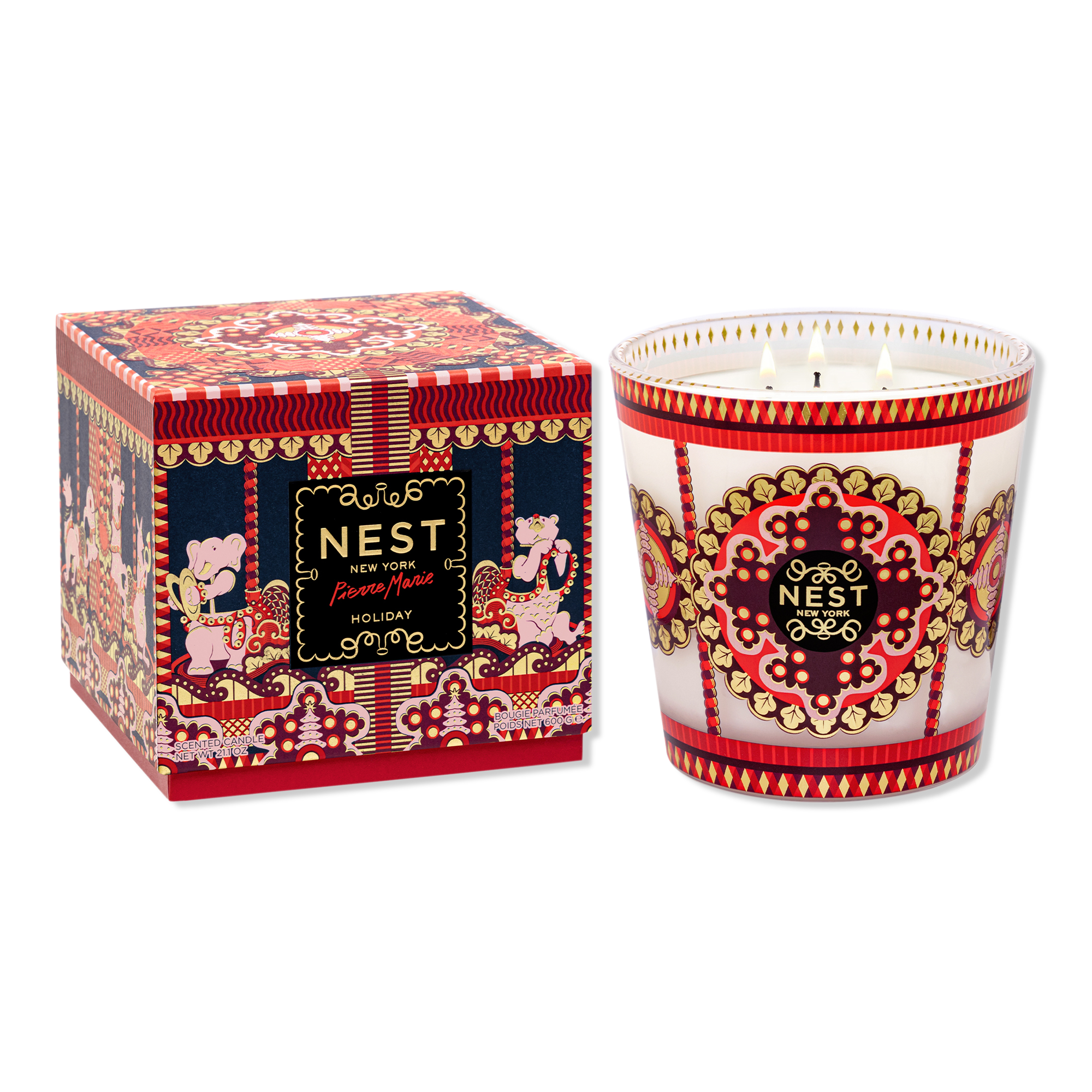 NEST New York NEST NEW YORK x Pierre Marie Holiday 3-Wick Candle #1