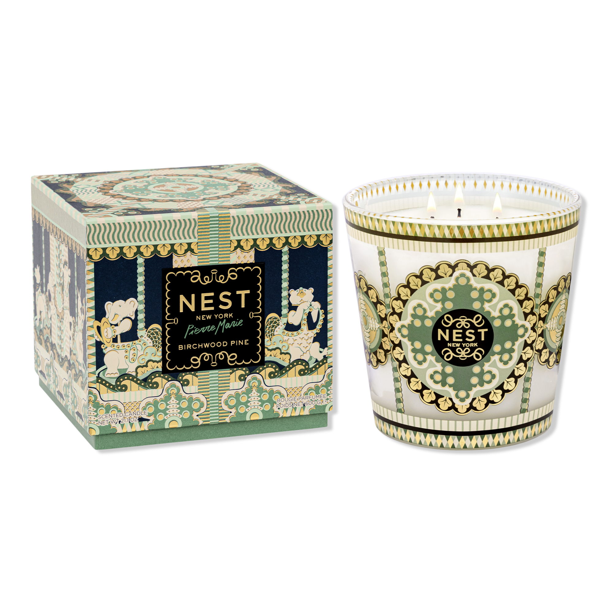NEST New York NEST NEW YORK x Pierre Marie Birchwood Pine 3-Wick Candle #1