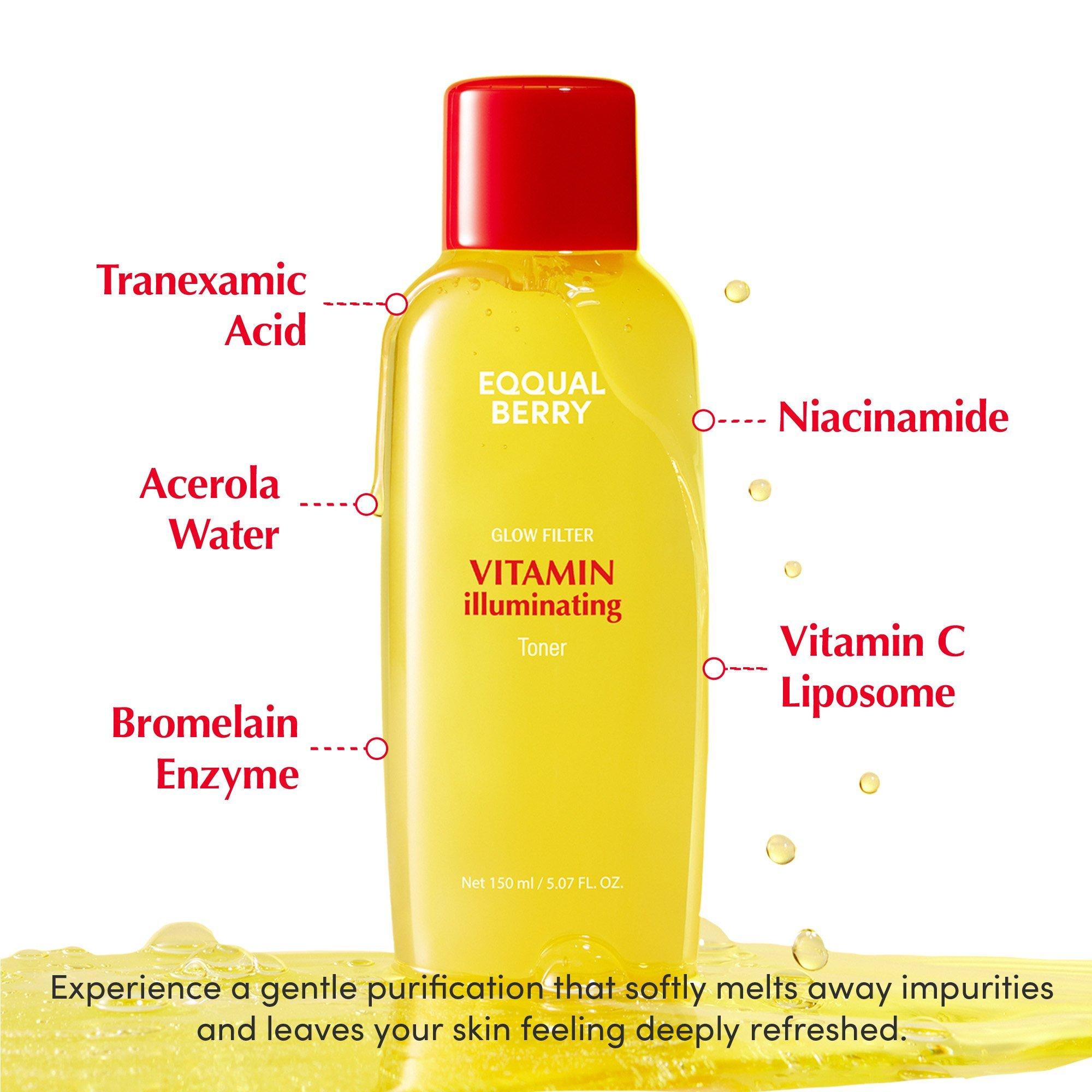 EQQUALBERRY Vitamin C Illuminating Toner — фото 4