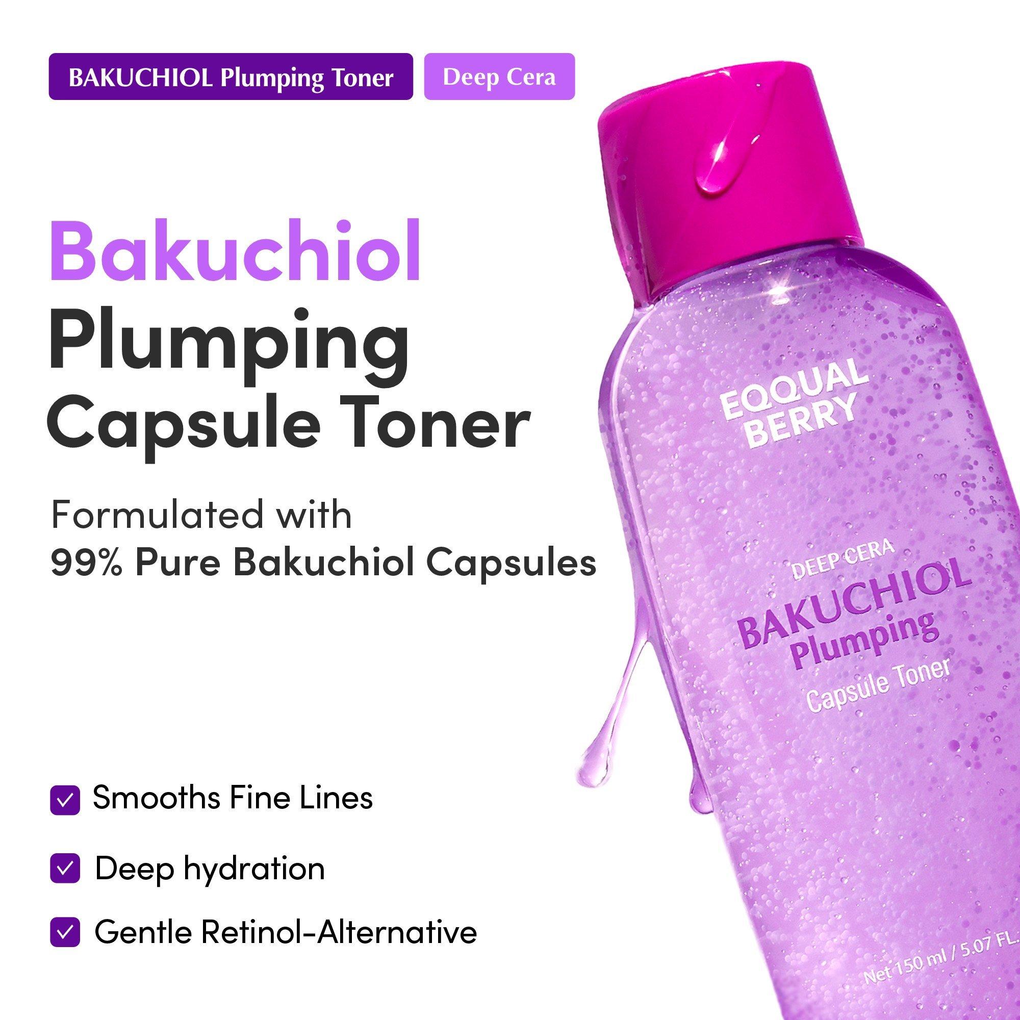 EQQUALBERRY Bakuchiol Plumping & Pore Refining Toner — фото 3