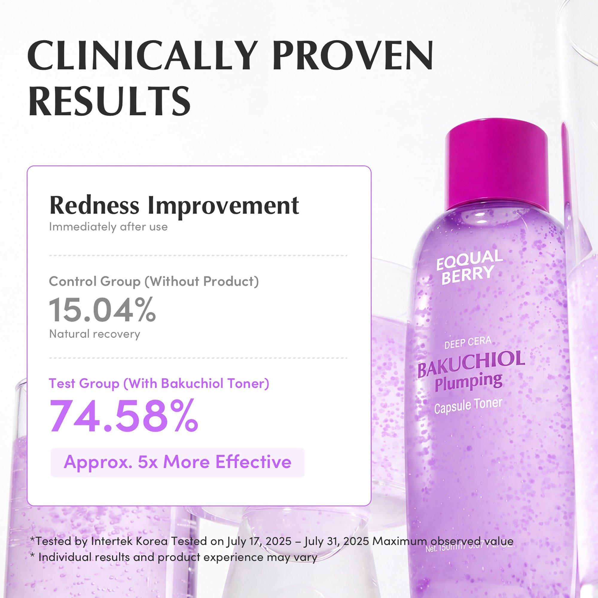 EQQUALBERRY Bakuchiol Plumping & Pore Refining Toner — фото 6