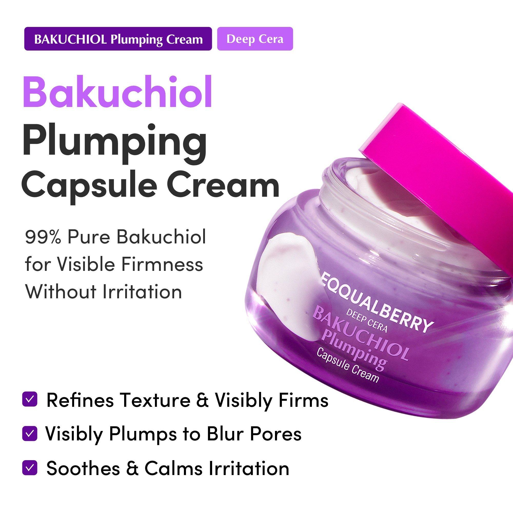 EQQUALBERRY Bakuchiol Plumping & Pore Refining Cream — фото 3