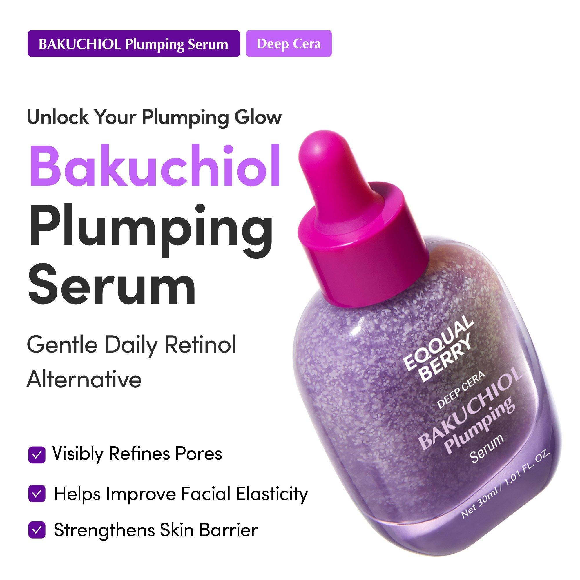 EQQUALBERRY Bakuchiol Plumping & Pore Refining Serum — фото 3