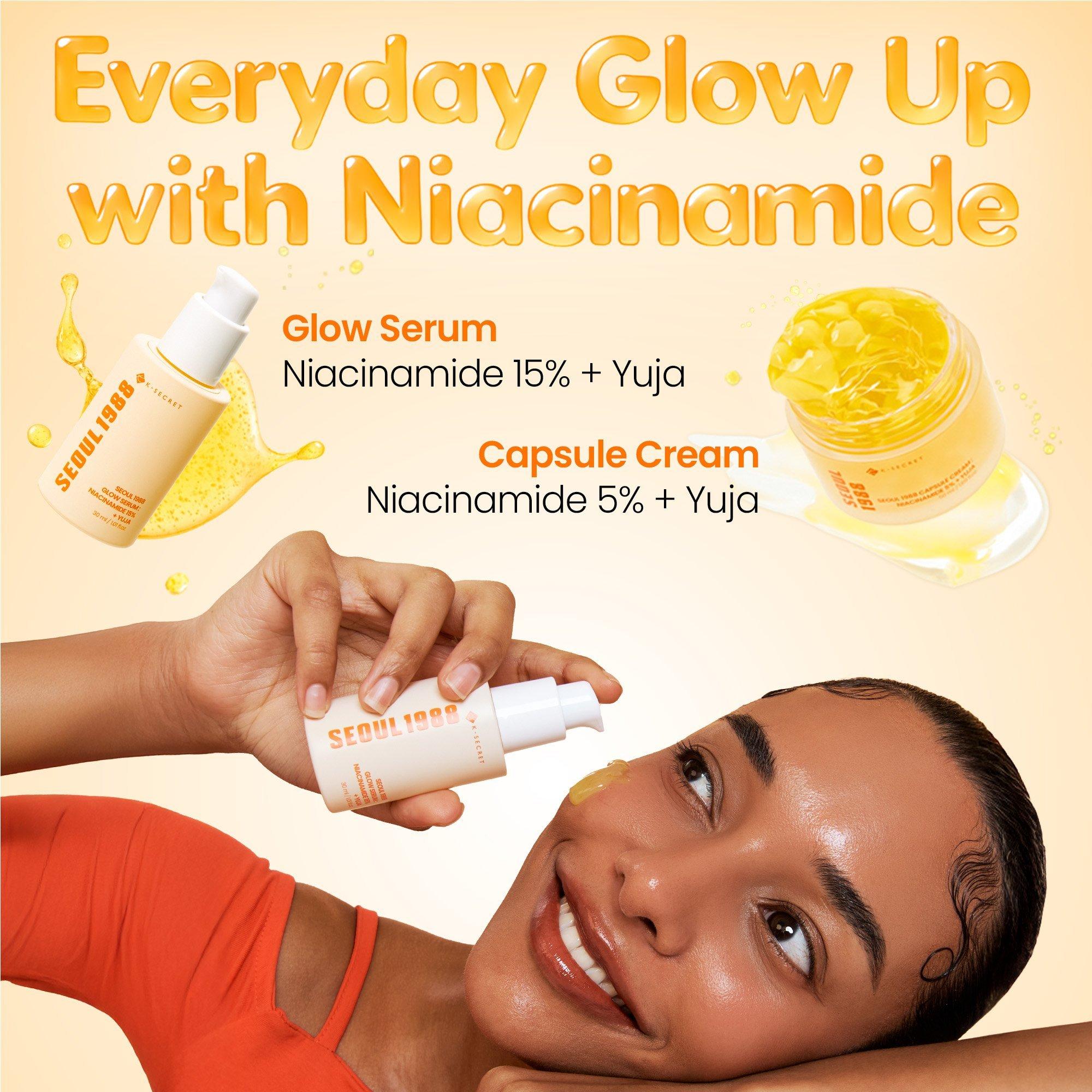 K-SECRET SEOUL 1988 Niacinamide 5% + Yuja Brightening Capsule Gel Cream — фото 7