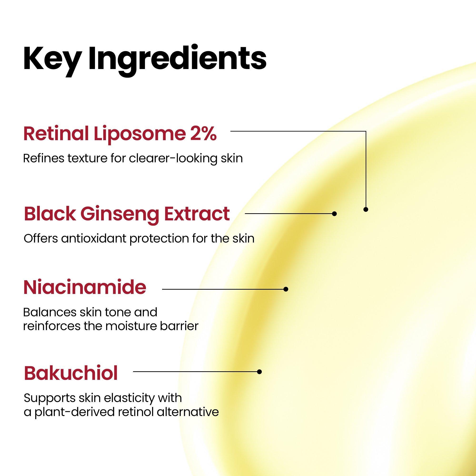 K-SECRET SEOUL 1988 Retinal 2% + Black Ginseng Wrinkle Smoothing Serum — фото 4