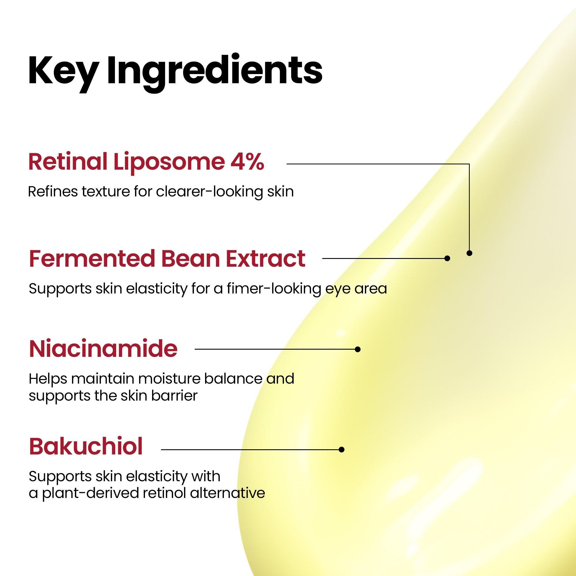 K-SECRET SEOUL 1988 Retinal 4% + Fermented Bean Wrinkle Firming Eye Cream — фото 4