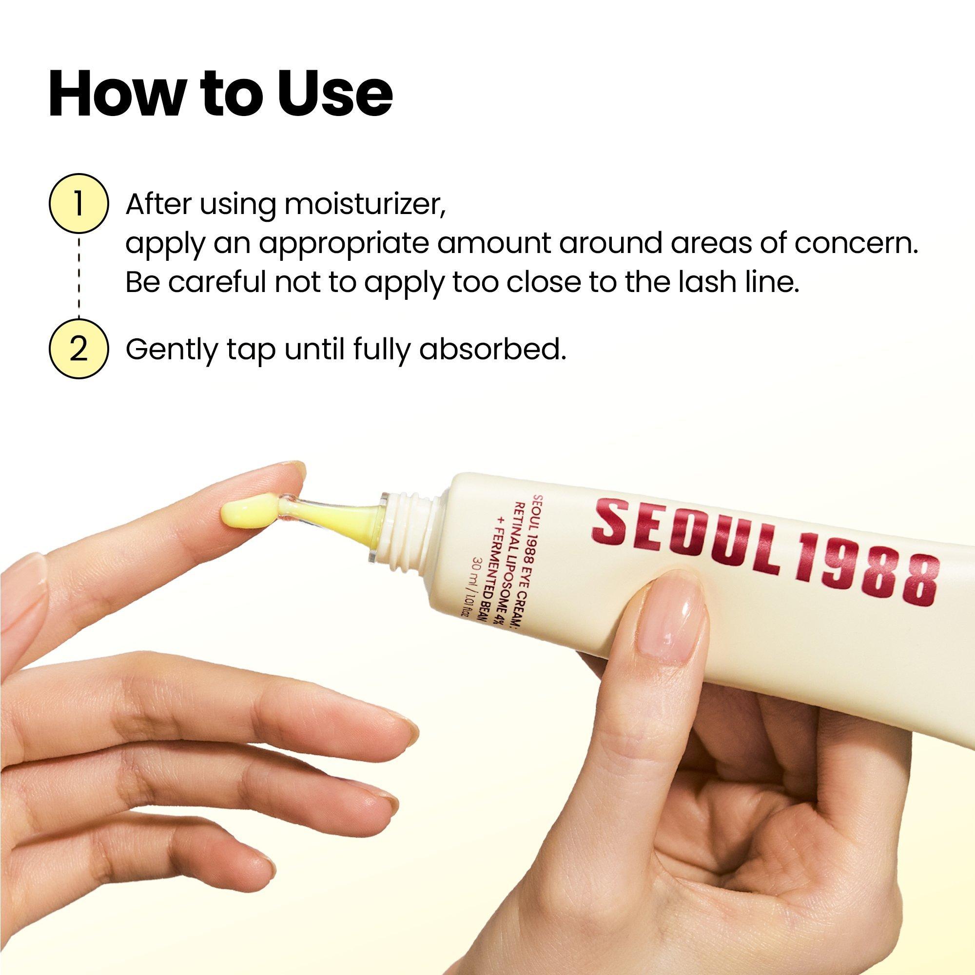 K-SECRET SEOUL 1988 Retinal 4% + Fermented Bean Wrinkle Firming Eye Cream — фото 8