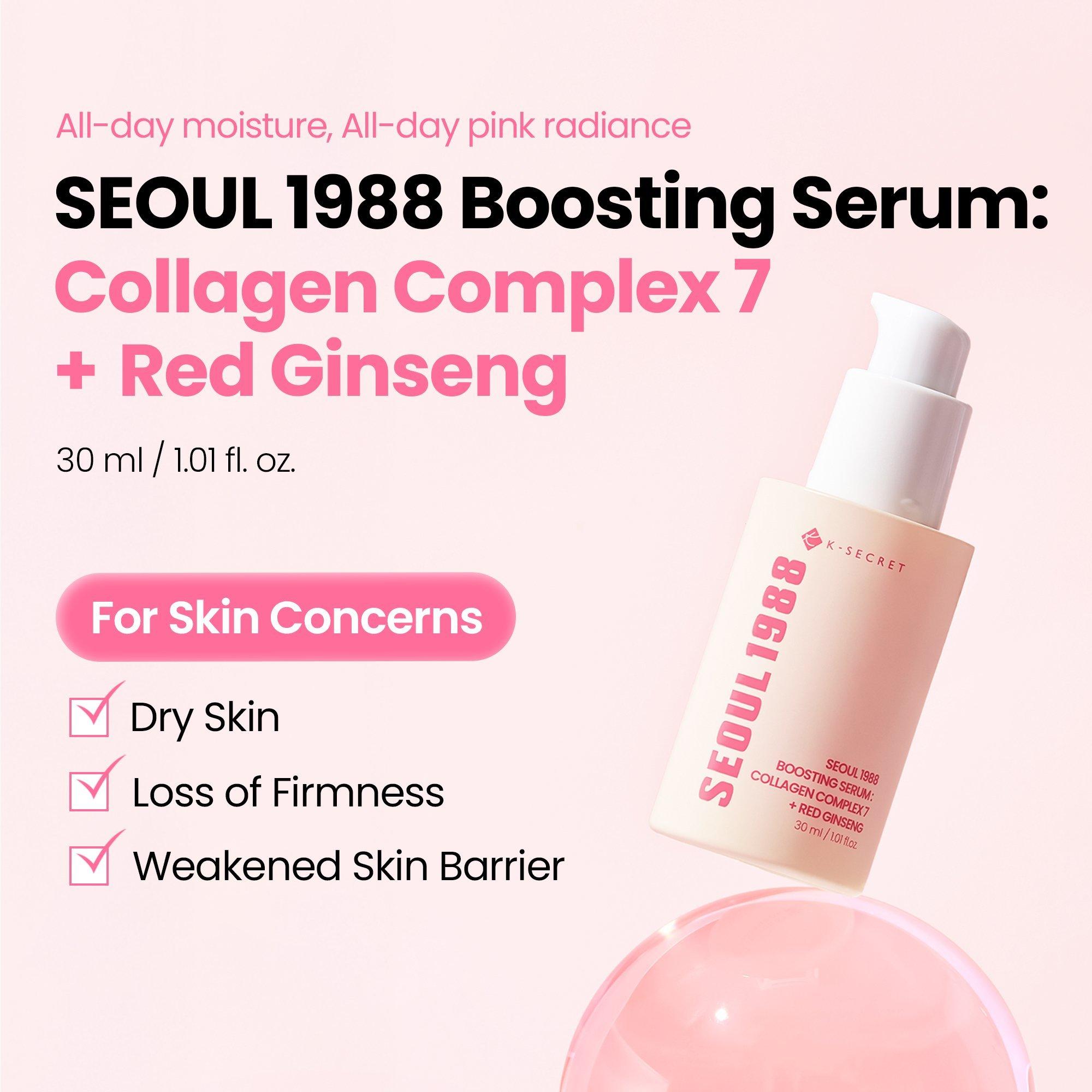 K-SECRET SEOUL 1988 Collagen + Red Ginseng Firming Serum — фото 3