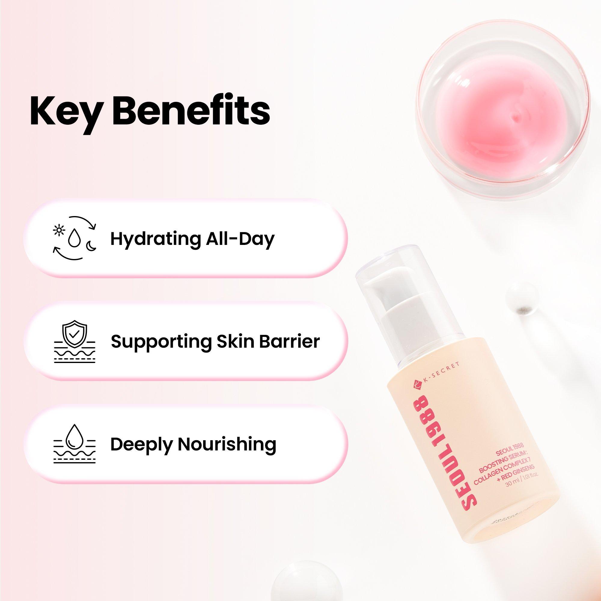 K-SECRET SEOUL 1988 Collagen + Red Ginseng Firming Serum — фото 6