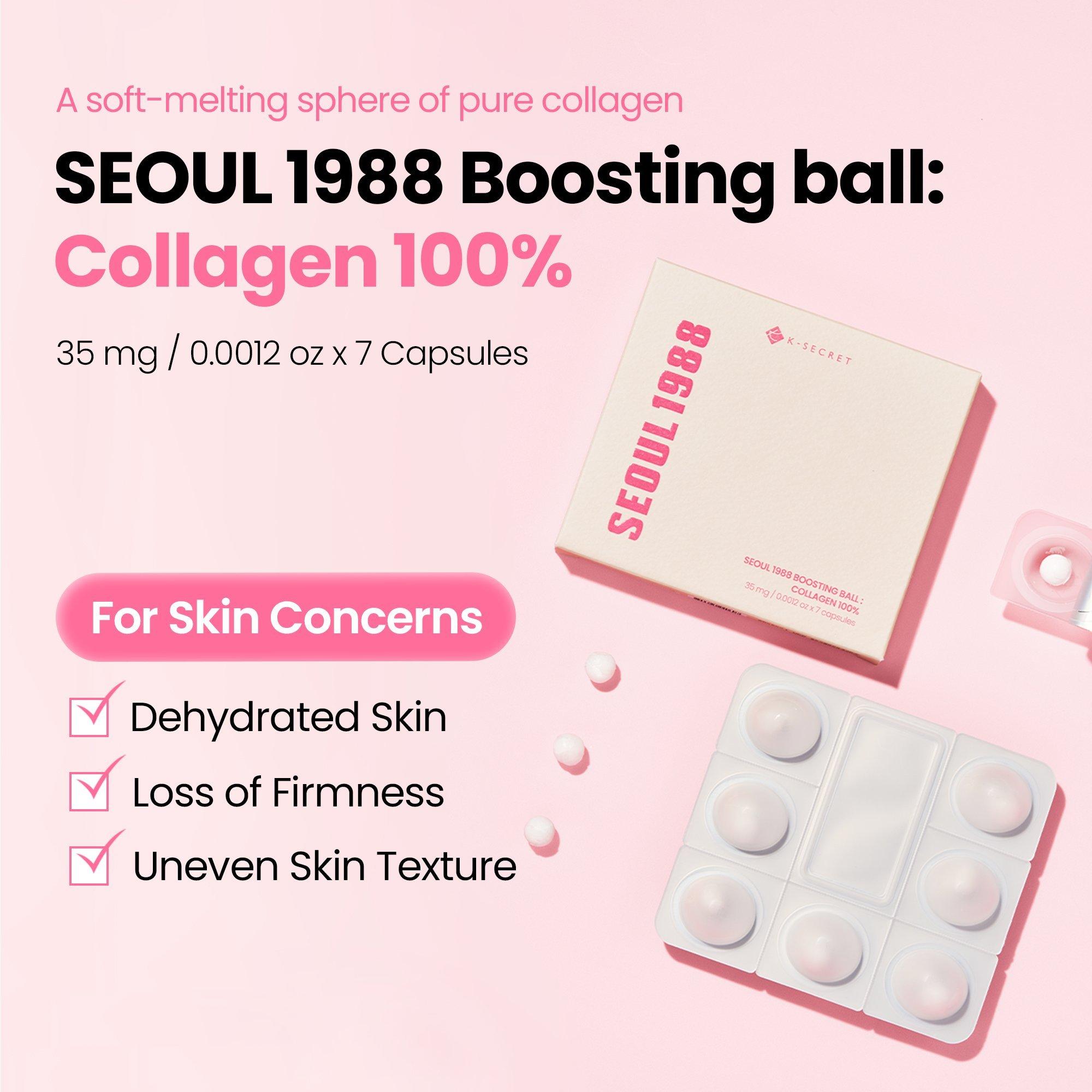 K-SECRET SEOUL 1988 100% Collagen Skincare Boosting Balls — фото 3