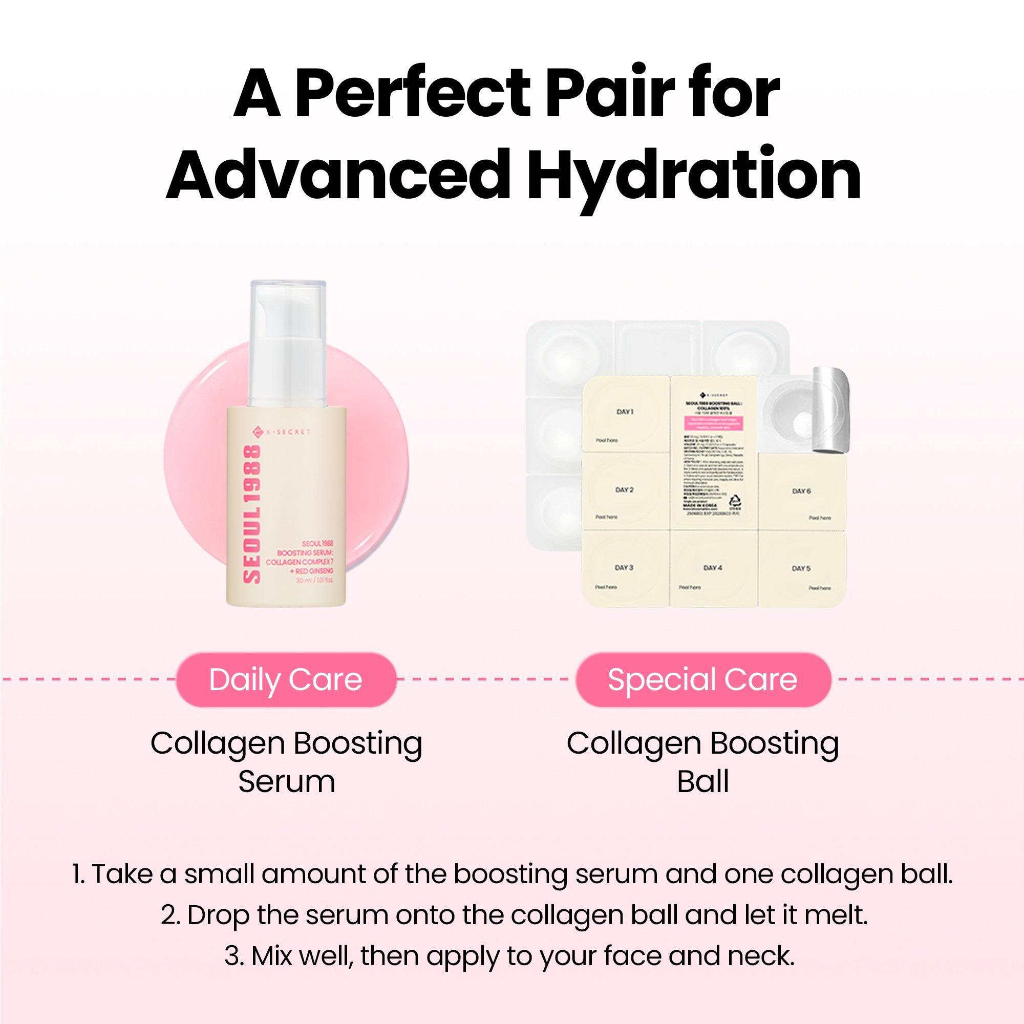 K-SECRET SEOUL 1988 100% Collagen Skincare Boosting Balls — фото 6