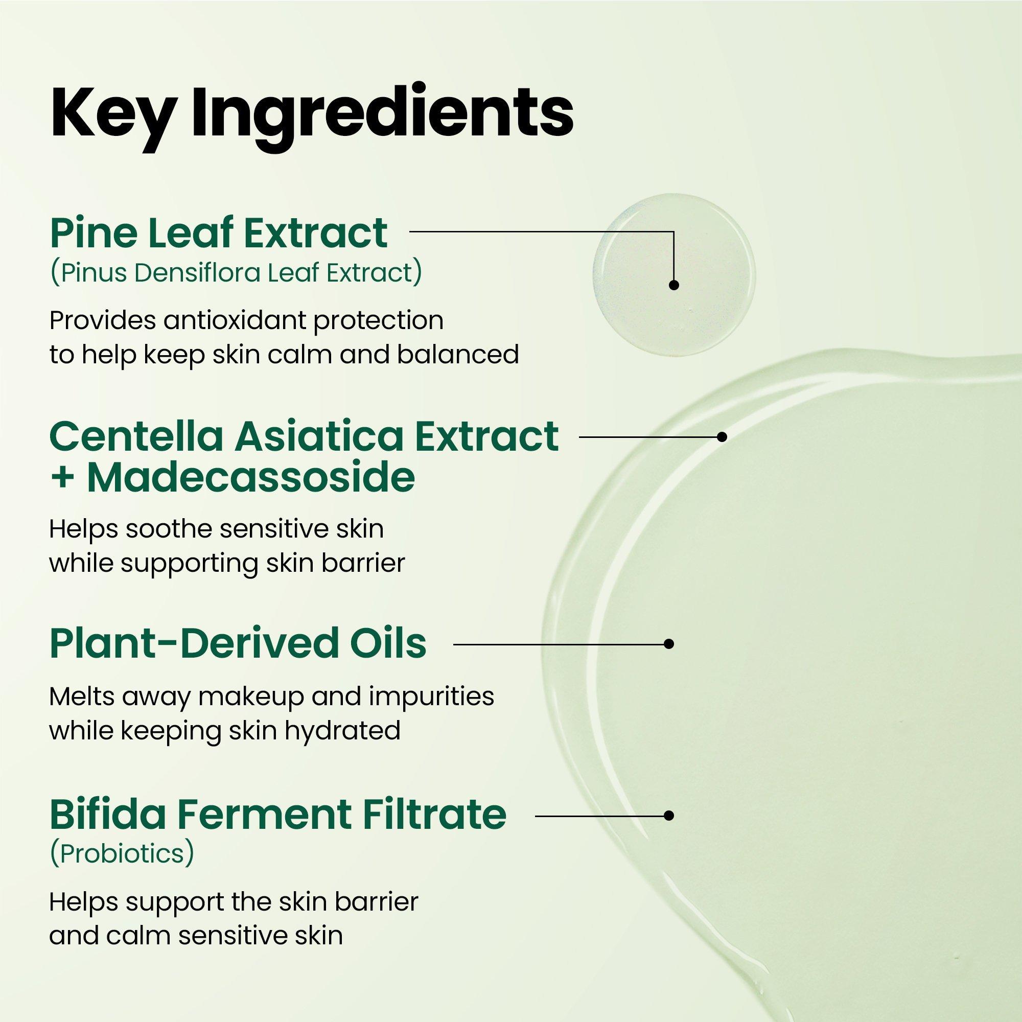 K-SECRET SEOUL 1988 Pine Cica 1% + Probiotics Deep Pore Cleansing Oil — фото 4