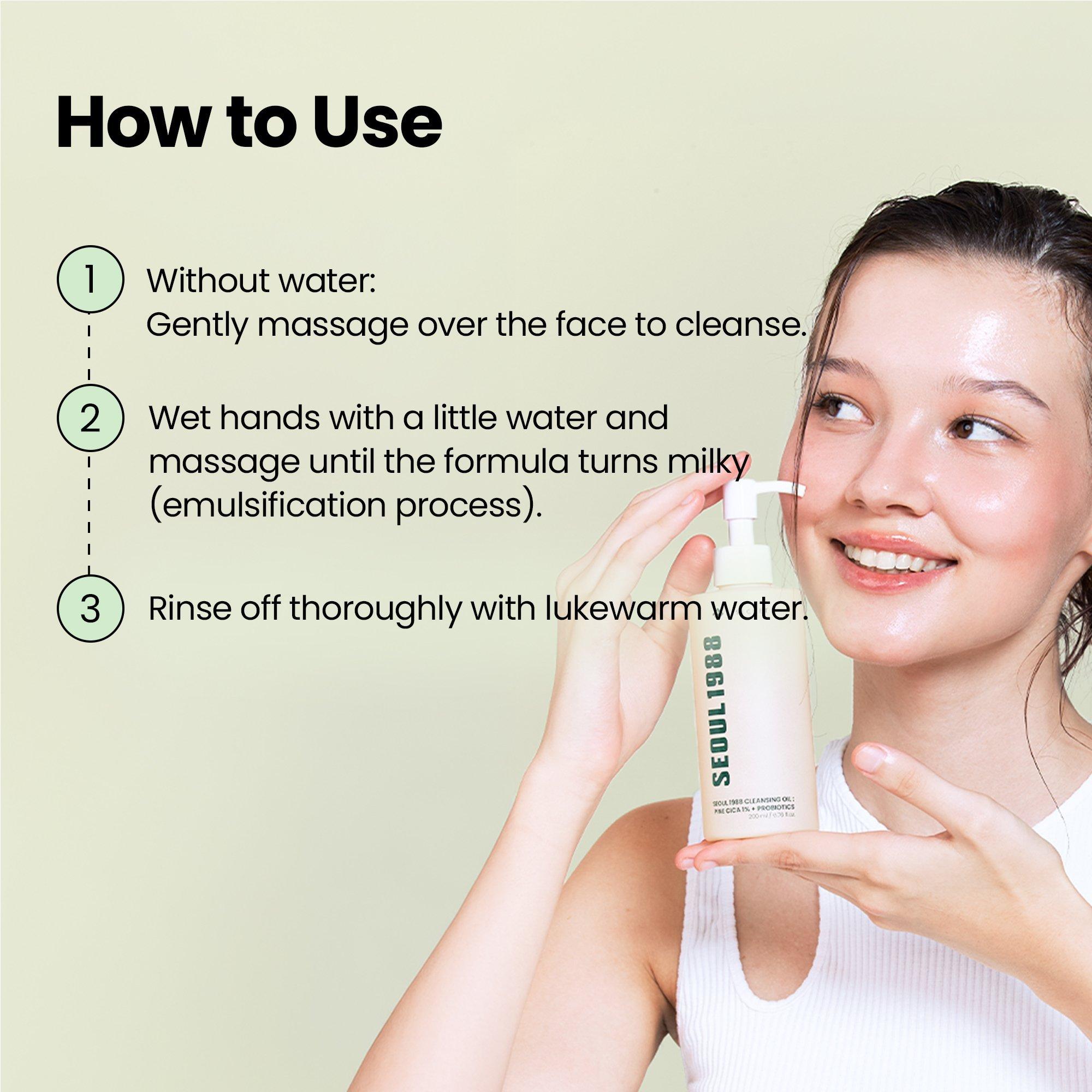 K-SECRET SEOUL 1988 Pine Cica 1% + Probiotics Deep Pore Cleansing Oil — фото 8