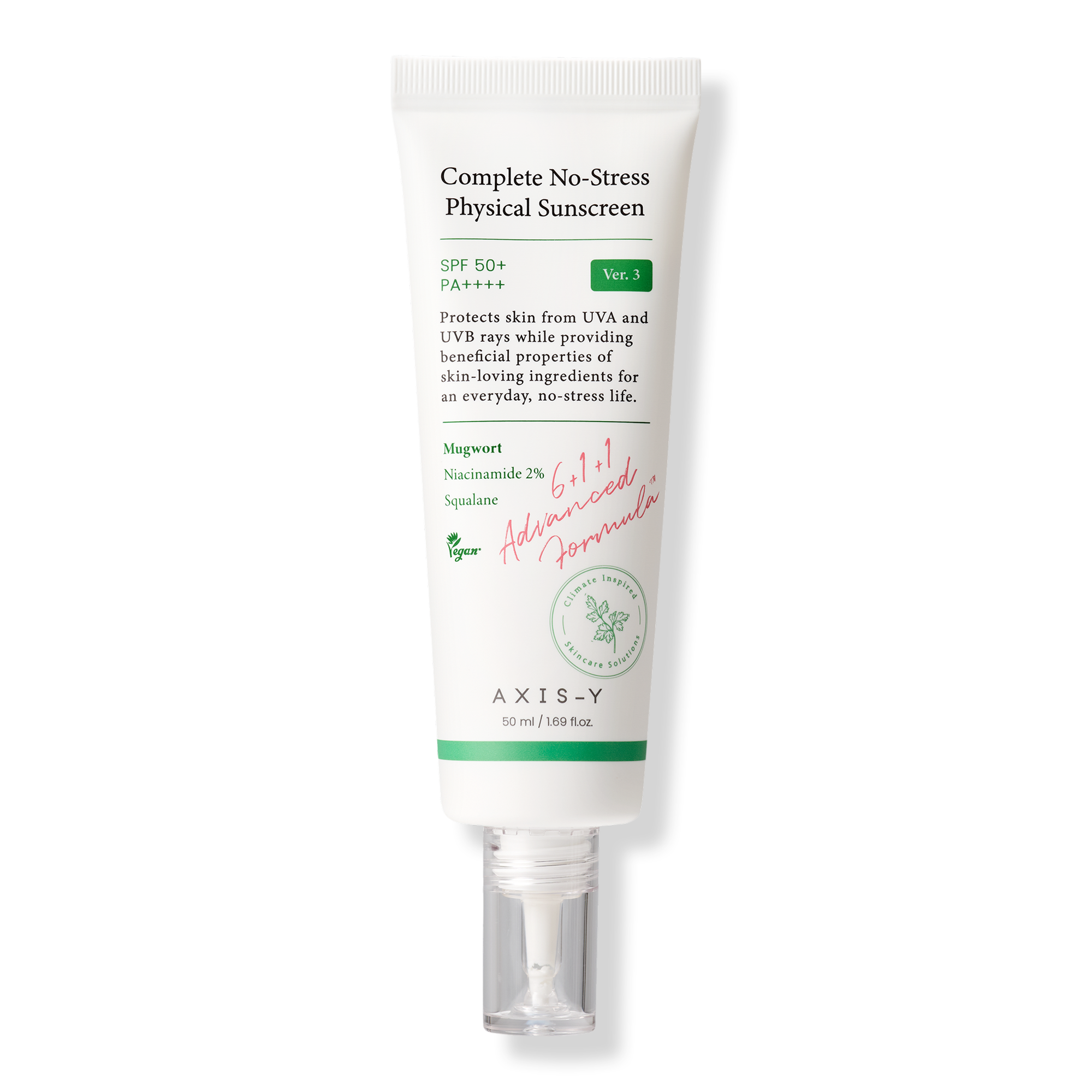 AXIS-Y Complete No-Stress Physical Sunscreen V.3 SPF 50 — фото 1