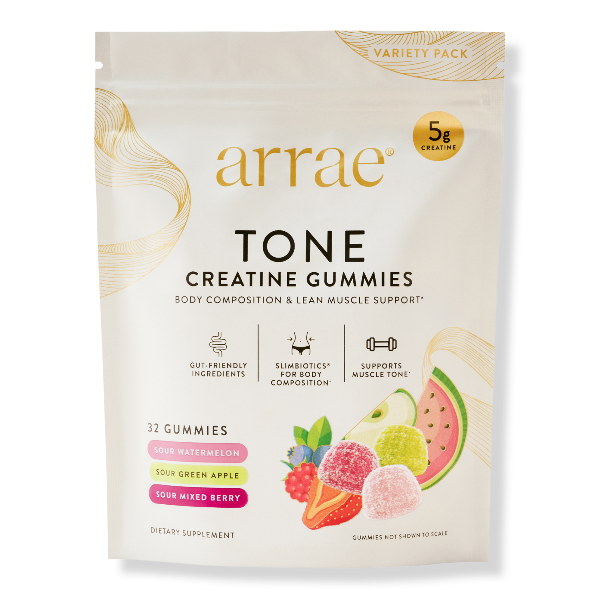 arrae Tone: Creatine Body Composition Gummies Multi-Flavor Variety Pack #1