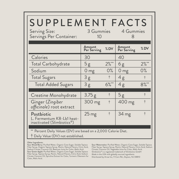 arrae Tone: Creatine Body Composition Gummies Multi-Flavor Variety Pack #6